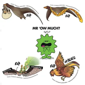 Fully Fledged Fraud Sticker pack of 5